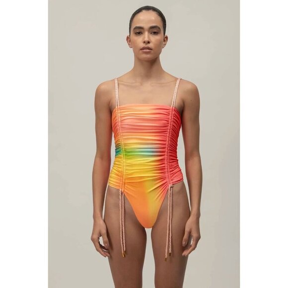 Baobab Ancla One Piece Bathing Suit Multicolor Salpicón Womens Size XS - Picture 2 of 8